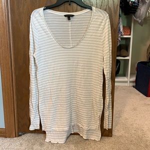 Large stripped shirt